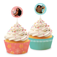 Moana Cupcake Kit 24 pack