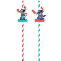 Lilo & Stitch Paper Straws 8 Pack