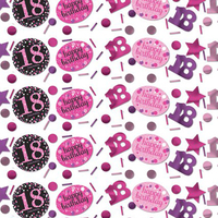 18th Birthday Pink Celebration Confetti 