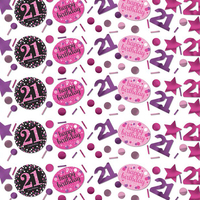 21st Birthday Pink Celebration Confetti 
