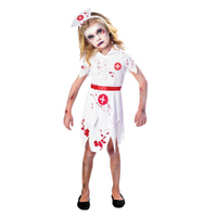 Halloween Zombie Nurse Costume Girls 5-6 Years 