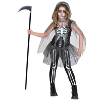 Grim Reaper Girls 12-14 Years Halloween Costume 