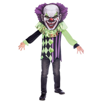 Scary Clown 8-10 Years Halloween Costume