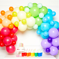 Balloon DIY Garland Kit Rainbow with 78 Balloons