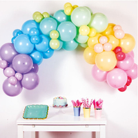 Balloon DIY Garland Kit Rainbow Pastel with 78 Balloons