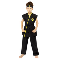 Karate Costume Cobra Kai Gi Child 8-10 Years