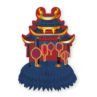 Chinese New Year Honeycomb Table Centrepiece Decoration 