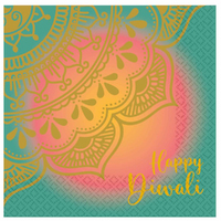Diwali Festival of Lights Lunch Napkins 16 Pack