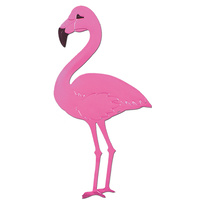 Hawaiian Luau Flamingo Foil Cutout Decoration