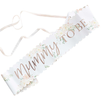 Baby Shower Baby in Bloom Mummy to Be Sash 