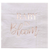 Baby Shower Baby in Bloom Lunch Napkins 16 Pack