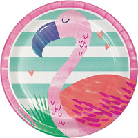 Pineapple N Friends Flamingo Lunch Plates 8 Pack