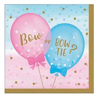 Baby Shower Gender Reveal Girl or Boy? Lunch Napkins 16 Pack