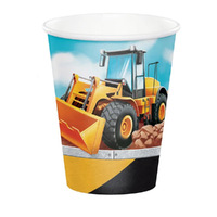 Construction Big Dig Paper Cups 8 Pack