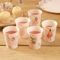 Fairy Garden Paper Cups 8 Pack