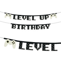 Gamer Level Up Birthday Banner