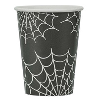 Halloween Cobweb Paper Cups 8 Pack