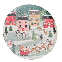 Merry Little Christmas Paper Dinner Plates 8 Pack