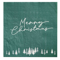 Christmas Nordic Noel Lunch Napkins 16 Pack