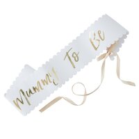 Baby Shower Oh Baby! Paper Mummy To Be Sash 