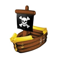 Pirate Party Supplies - Inflatable Pirate Ship Cooler