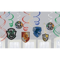 Harry Potter Party Supplies Hanging Swirls 12 Pack