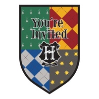 Harry Potter Invites Post Cards 8 Pack