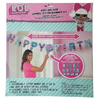 LOL Surprise Dolls Happy Birthday Add An Age Banner