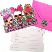 LOL Surprise Party Supplies - LOL Surprise Dolls Postcard Invites 8 Pack
