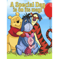 Winnie the Pooh Invitation A Special Day is on its way