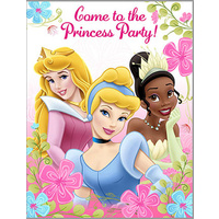 Princess Party Invitations 8 Pack