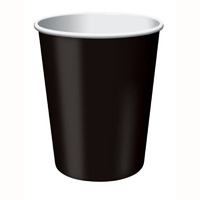Black Velvet Party Supplies Black Cups 24 Pack