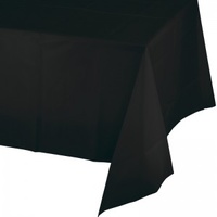 Black Velvet Party Supplies Plastic Tablecover