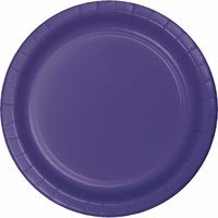 Purple Party Supplies - Lunch Plates 24 Pack
