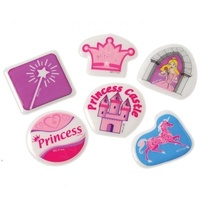 Princess Puffy Stickers 6 Pack