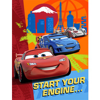 Disney Cars Invitations  8 Pack