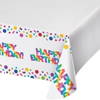 Rainbow Foil Party Supplies - Rainbow Foil Tablecover