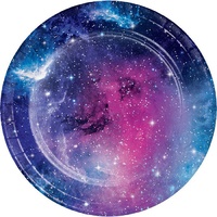 Galaxy Party Supplies Lunch Plates 8 Pack 