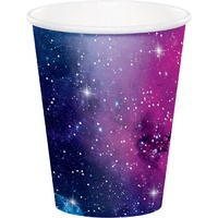 Galaxy Party Supplies Paper Party Cups x 8 Pack