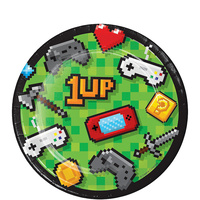 Game On Party Supplies Lunch Plates 8 Pack