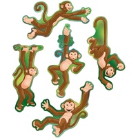 Monkeyin Around Mini Cutouts 10 Pack