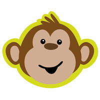 Monkeyin Around Invitations 8 Pack