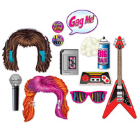 80's Party Supplies Photo Fun Signs 11 Pack