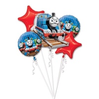 Thomas and Friends Party Supplies - 5 Foil Balloon Bouquet