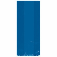 Blue Party Supplies Bright Royal Blue Cello Treat Loot Favour Bags 25 Pack
