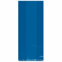 Blue Party Supplies Bright Royal Blue Cello Treat Loot Favour Bags 25 Pack