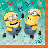 Despicable Me Minion Lunch Napkins 16 Pack