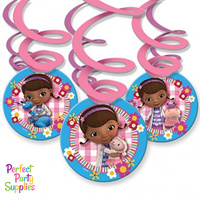 Disney Doc McStuffins Swirl Decorations 3Pk
