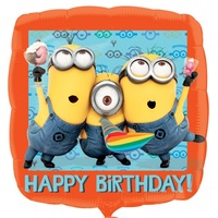 Despicable Me Happy Birthday Balloon 43cm