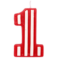 Circus Time 1st Birthday Candle